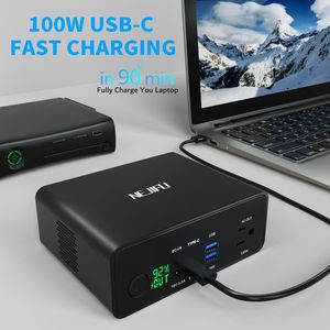 Sạc dự phòng 40000mAh thiết kế độc đáo mới năm <span class=keywords><strong>2025</strong></span>, công suất 100W, tích hợp ổ cắm AC 220V, sạc di động 130W - Product Image 5