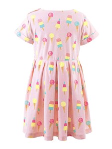 Canton marke boutique kinder tragen mädchen kleider 6-14 jahre reizende nette eis druck mädchen kleider (alt) - Product Image 2