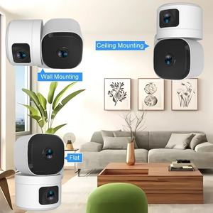 AI人検出モーション追跡機能付きデュアルレンズ屋内PTZカメラ 6MP CMOSセンサー H.265 WiFi6 双方向音声 ホーム用 - Product Image 4