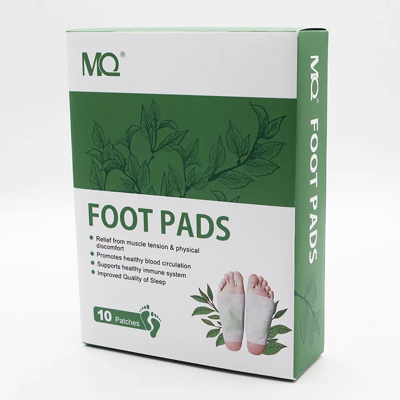 Original factory Customized Natural Herbal and Bamboo Slimming 2 in 1 Detox Foot Patch