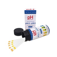 Bandelettes de test de pH 4,5-9,0, kit de test de pH pour la salive et l'urine pour l'équilibre acido-alcalin du corps, 100 bandelettes/flacon