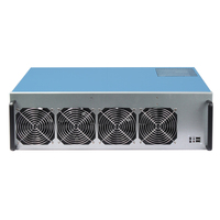 Casing GPU 8 slot dengan sistem CPU 1820 1840, rangka dengan PSU 2400W untuk RX 580 RTX 2080 3080 RX5700