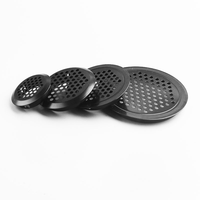 Ausgewählte schwarze Edelstahl-Lüftungsabdeckung, wiederverwendbar, abnehmbar, langlebig, wasserdicht, für Schränke, Kleiderschränke und Schuhschränke