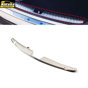 อุปกรณ์ตกแต่งภายนอกรถยนต์สแตนเลสโครเมียม OEM สำหรับกันชนหลัง Kia Forte ปี 2009-2018 - Product Image 1