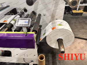 Tam Servo motorlar 350 450 dar Web 6 8 renk UV etiket yatay xosografik xo so yazıcı baskı makinesi - Product Image 6