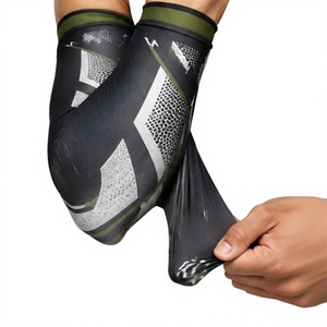 <b>Compression</b> Seamless Breathable Cooling Polyester/Spandex High Quality Unisex Cycling Fitness Golf <b>Arm</b> <b>Sleeves</b> UV Protection - Product Image 4