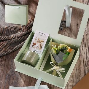 Conjunto de Presentes Elegante de Ternos Empresariais Silverbox de Alta Qualidade, Design Moderno e Simples para Clientes em Eventos de Abertura, Pequenos Lembranças - Product Image 1