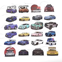 Muestra Gratuita de Ambientador de Coche Personalizado de Larga Duración con Aroma Personalizado, Tarjeta de Papel con Logotipo Personalizado