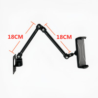 Support mural universel en métal pour téléphone, support rotatif pliable pour tablette, support pour appareils mobiles de 4 à 13 pouces