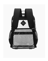 Sac à dos transparent personnalisé pour femmes et hommes, grande capacité, imperméable, en PVC, sac d'école pour étudiants