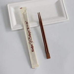 Baguettes japonaises jetables en bambou pour sushi, baguettes personnalisées avec logo sur mesure - Product Image 2