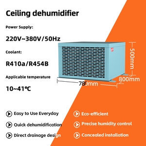 498L/D Commercial Industrial <b>Dehumidifier</b> High Capacity Stainless Steel Grow Room Greenhouse <b>Dehumidifier</b> for Indoor Agriculture - Product Image 4