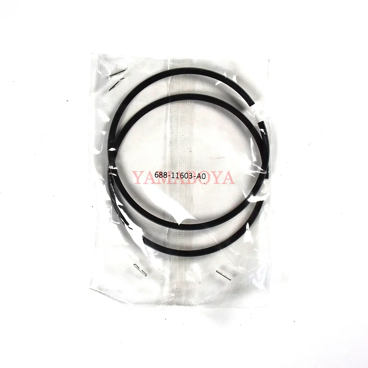 Outboard Engine 688-11603-A0 688-11603-00 Piston Ring Set STD for Yamaha 48HP 55HP 75HP 80HP 85HP 90HP, 82mm, Marine 18-3