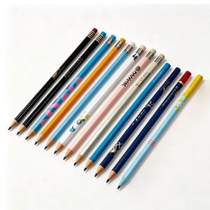 Lápices Promocionales para Escuelas de Negocios, Lápices de Madera HB2 con Logotipo Personalizado Impreso, Lápices Profesionales - Product Image 1