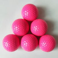 Balles de golf multicolores, toucher doux, faible compression, vol stable, longue distance, balles de golf d'entraînement