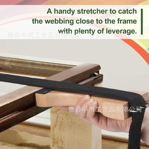 Tensor de Cintas de Madera Sólida con Dientes Metálicos para Reparación de Tapicería de Muebles - Product Image 4