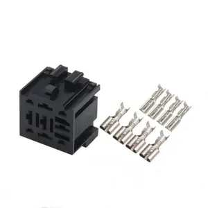 161937501B 9 Pin Ô Tô Xe Máy Điện Dây Nịt Dây Cáp Rơle Kết Nối Cắm Cầu Chì Xe Ổ Cắm