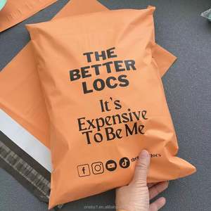 Custom Printed Logo Luxury Biodegradable Recyclable for Express <b>Bag</b> for Shoes <b>Clothing</b> Fur Socks Packaging Envelope Mail - Product Image 4