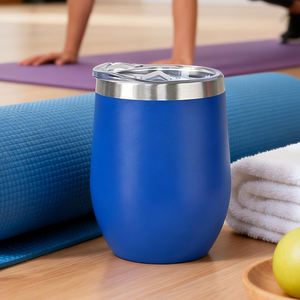 Vaso Térmico de Viaje de Acero Inoxidable Moderno de 12 oz con Logotipo Personalizado, Tapa, Aislamiento de Doble Pared, a Prueba de Fugas y Libre de BPA - Product Image 1