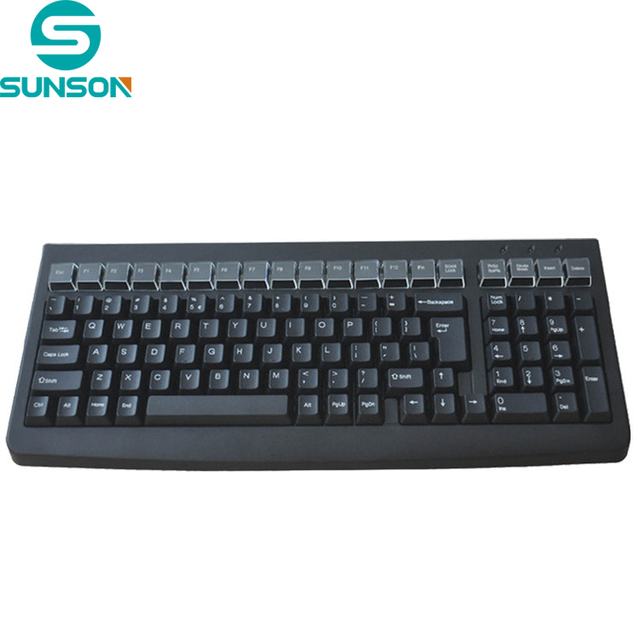 High Quality 101 Desktop Keyboard with 3 Track Magnetic Stripe Card Reader USB Interface Plastic Construction-New Product