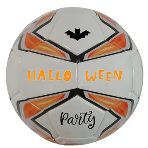 Halloween שמח אישית אימון מקצועי גודל לוגו מותאם אישית 5 תרמיות כדור כדורגל עבור מועדון כדורגל