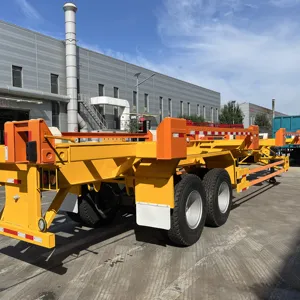 Xe Thạc sĩ 2 trục 40 feet xương Skeleton container Chassis Trailer 45 feet 2 3 4 trục cổng thiết bị đầu cuối Trailer bán