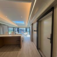 Maison capsule spatiale préfabriquée certifiée CE, maison mobile modulaire, mini-maison avec 1 à 2 chambres, insonorisée, résistante aux intempéries