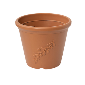 <span class=keywords><strong>Maceta</strong></span> Grande de Terracota y Plástico Verde, con Relieve de Hojas, Material PP Ligero y Duradero, para Jardín o Vivero - Product Image 2
