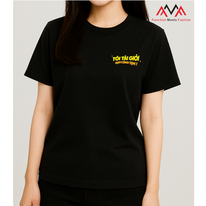 Impreso (Estampado gráfico) O-cuello (Cuello redondo) Camiseta negra vietnamita Casual/Streetwear/Ropa de playa Regular Short - Product Image 5