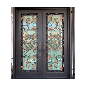 Gran <span class=keywords><strong>venta</strong></span>, buena calidad, puerta principal, metal, acero, diseños para el hogar - Product Image 1