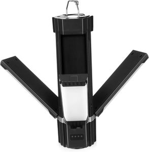 Lampe de camping multifonctionnelle pour l'extérieur, lampe frontale pliable d'urgence, vintage, IP44, étanche, LED à intensité variable, rechargeable par USB, CE - Product Image 1