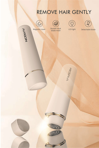 Mini épilateur électrique indolore pour sourcils et poils du corps, étanche IPX6, usage domestique, pour le visage, le nez et les zones du bikini - Product Image 2