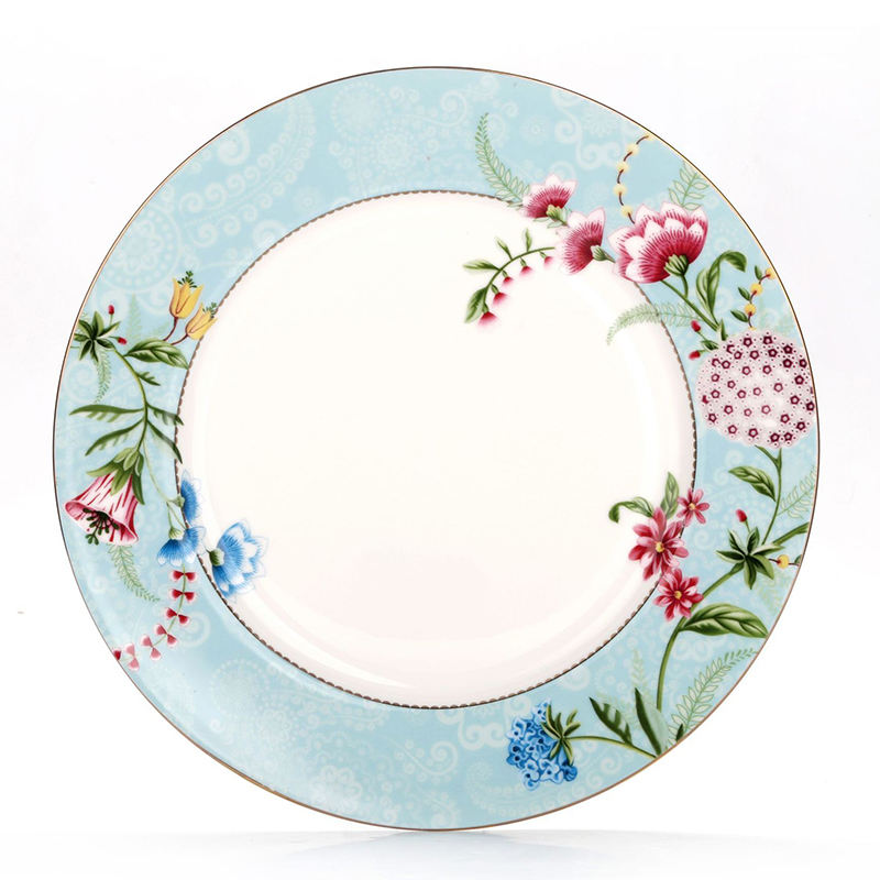 Blue 8" plate