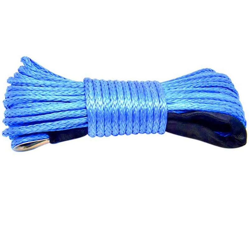 Высококачественный Синтетический трос для лебедок ATV UTV 15 м UHMWPE, линейный рекуперационный кабель, синтетический трос для лебедок