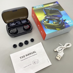Auricolari Wireless In-Ear Sportivi Stereo Audifonos <span class=keywords><strong>M10</strong></span> 2026 per Dropshipping con Mini Touch Bass 5.1 Superiore a M28 M32 - Product Image 1