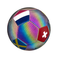 Vente en gros d'allumettes d'entraînement en PU synthétique Ballon de football fluorescent et réfléchissant