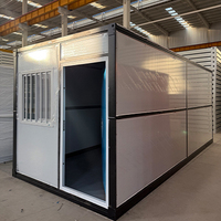 Solution d'installation rapide et assemblage facile sur site, maison portable pliable de 20 pieds, maison préfabriquée familiale
