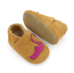 Hot bé đế da phim hoạt hình Flamingo chống trượt sàn trẻ em bé vớ trẻ em giày - Product Image 1