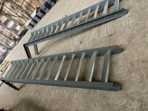 <span class=keywords><strong>Escalier</strong></span> d'évacuation en acier galvanisé pour extérieur avec marches en treillis antidérapant, <span class=keywords><strong>escalier</strong></span> d'urgence en métal - Product Image 4