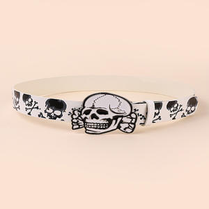 Hot Girl Style American Skull <b>Belt</b> Women's 2024 New <b>Jeans</b> Decorative <b>Belt</b> - Product Image 2