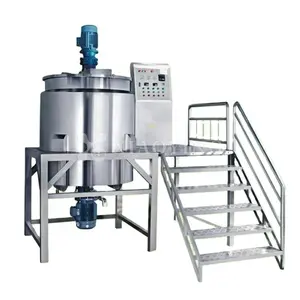 Shampooing gel douche personnalisable liquide vaisselle homogénéisateur réservoir de mélange agitateur et chauffage