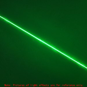 16X60mm 520nm 35 ~ 135mW 12 ~ 24V Línea de lente de vidrio de enfoque fijo Módulo láser verde Módulo de posicionamiento de marcador de línea verde - Product Image 2