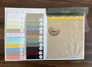 Tela de Mezcla de Algodón y Lino de Primera Calidad, Suave, Duradera, Transpirable, de Peso Medio, Tejido para Prendas de Moda y Artículos para el Hogar - Product Image 6