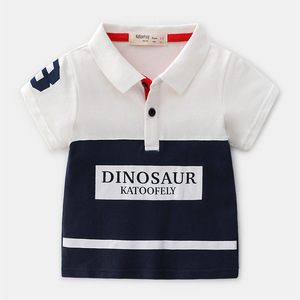 Camiseta Polo de Manga Corta de Algodón Orgánico con Estampado de Letras para Niños, Fabricada en China, de Banglad - Product Image 3