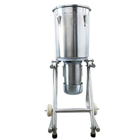 Grote capaciteit 32L verticale snijmachine, commerciële voedselblender, hakmachine voor voedsel, vlees, groenten, fruit en pulp.