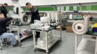 Soplador de Alto Rendimiento con Rodamientos de Aire, Construcción de Aleación de Aluminio/Titanio, Accionamiento Eléctrico AC, Refrigeración Industrial por Agua/Aire