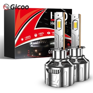 Gicoo V8s Bombillas LED para Faros Delanteros de Coche de 3000K a 6500K, H1 H4 H7 H11 9005 9006, Control por Aplicación, Canbus, Bombillas para Coche, Luces Antiniebla con Estrobo - Product Image 2