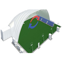 Domo Deportivo Inflable Grande, Moderno y Ecológico, con Temperatura Constante y Soporte de Aire, para Eventos de Patinaje sobre Hielo y Hockey en Estadios