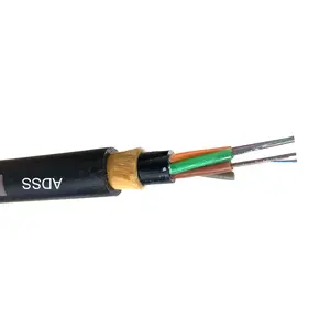 ADSS ASU Fiber Outdoor Optic Cable Single Mode 8 24 48 72 96 144 Core Span 50-200 m Armored Outdoor Fiber optical cable