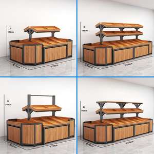 Exhibidor de Frutas para Almacenamiento en Islas Centrales, Estantes de Supermercado para Frutas y Verduras, Exhibidor de Verduras - Product Image 2